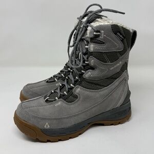 VASQUE 7805 POW POW GRAY SUEDE ULTRA DRY THINSULATE 400 WINTER BOOTS WOMEN'S 7 M